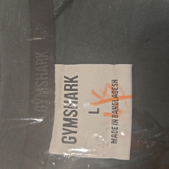 Gymshark Long Sleeve Shirt Size Lg. Forest Green NWT - Picture 4 of 4